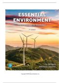 TEST BANK FOR Essential Environment&colon; The Science Behind the Stories 7th Edition by Jay H Withgott&semi; Matthew Laposata ISBN&colon;9780138276959 COMPLETE GUIDE ALL CHAPTERS COVERED 100&percnt; VERIFIED A&plus; GRADE ASSURED&excl;&excl;&excl;&excl;&excl;NEW LATEST UPDATE&excl;&excl;&excl;&excl;