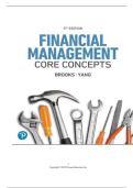 TEST BANK FOR Financial Management&colon; Core Concepts 6th edition by Raymond Brooks&comma; Jimmy Yang ISBN&colon;978-0135355985 COMPLETE GUIDE ALL CHAPTERS COVERED 100&percnt; VERIFIED A&plus; GRADE ASSURED&excl;&excl;&excl;&excl;&excl;NEW LATEST UPDATE&excl;&excl;&excl;&excl;