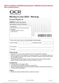OCR A Level Physics A H556&sol;02 Exploring physics JUNE 2025 Combined Question  Paper and Mark Scheme 