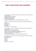CWB 1 QUESTIONS AND ANSWERS&period;