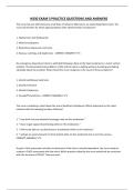 N330 EXAM 3 PRACTICE QUESTIONS AND ANSWERS