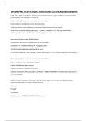 NFPA99 PRACTICE TEST QUESTIONS EXAM QUESTIONS AND ANSWERS