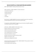 NUR 165 CHAPTER 1&comma;3&comma;7 EXAM QUESTIONS AND ANSWERS