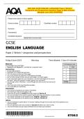 2025 AQA GCSE ENGLISH LANGUAGE Paper 2 Writers&rsquo;  Viewpoints and Perspectives Question Paper & Mark Scheme  &lpar;Merged&rpar; June 2025 &lbrack;VERIFIED&rsqb;