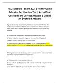 PECT Module 3 Exam 2026 &vert; Pennsylvania Educator Certification Test &vert; Actual Test Questions and Correct Answers &vert; Graded A&plus; &vert; Verified Answers