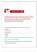 Certified Anesthesia Technician &lpar;CAT&rpar; Practice Exam Questions  And Correct Answers &lpar;Verified Answers&rpar; Plus Rationales  2025&vert;2026 Q&A &vert; Instant Download Pdf 