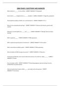 QBM EXAM 1 QUESTIONS AND ANSWERS