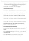 PMT 4810 PM PRACTITIONER CERT EXAM PREP EXAM QUESTIONS AND ANSWERS