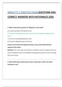 NWSA TTT-1 PRACTICE EXAM QUESTIONS AND CORRECT ANSWERS WITH RATIONALES 2026