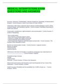 MEDICAL INTERPTETERS EXAM QUESTIONS AND ANSWERS