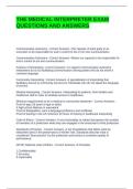 THE MEDICAL INTERPRETER EXAM QUESTIONS AND ANSWERS