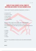 NURS 617 EXAM 2 NEWEST ACTUAL COMPLETE QUESTIONS AND CORRECT DETAILED ANSWERS 2026