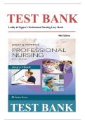 TEST BANK For Leddy & Pepper&rsquo;s Professional Nursing 9th Edition by Lucy Hood Chapters 1 - 22 Complete