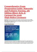  S-Tier 2026 NCLEX NGN Master Guide &vert; Maternity & Pediatric Nursing &lpar;Ricci 5th Ed&rpar; &vert; High-Yield Case Studies & 2026 Updates
