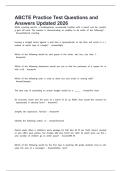 ABCTE Practice Test Questions and Answers Updated 2026
