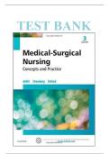 Exam &lpar;elaborations&rpar; TEST BANK FOR MEDICAL-SURGICAL NURSING CONCEPTS & PRACTICE 3RD EDITION DeWIT STROMBERG DALLRED LATEST EDITION A&plus; GRADED
