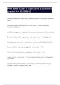 PPE 3003 Exam 4 questions n answers graded A&plus; 2025&sol;2026
