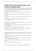 AEPA 36 Practice Test Questions and Answers Updated 2026