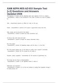 XAM AEPA NES AZ-033 Sample Test &lbrack;v&period;2&rsqb; Questions and Answers Updated 2026