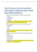 ISSA-CPT Practice Exam 100 QUESTIONS  WITH CORRECT ANSWERS&vert; LATEST UPDATE  2026 VERSION GRADED A&plus;  