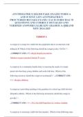 ATI PEDIATRICS 2024 RETAKE EXAMS&sol; FORM A  AND B NEXT GEN ATI PEDIATRICS  PROCTORED RETAKE EXAMS &sol; EACH FORM HAS 70  QUESTIONS AND CORRECT DETAILED AND  VERIFIED ANSWERS &vert;ALREADY GRADED A&plus;&vert;&vert;BRAND  NEW 2024-2025 