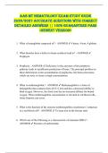 AAB MT Hematology EXAM STUDY GUIDE  2026&sol;2027 ACCURATE QUESTIONS WITH CORRECT  DETAILED ANSWERS &vert;&vert; 100&percnt; GUARANTEED PASS  <NEWEST VERSION> 