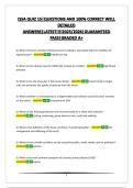 ISSA QUIZ 15&vert;QUESTIONS AND 100&percnt; CORRECT WELL DETAILED ANSWERS&vert;LATEST&excl;&excl;&excl;&excl;2025&sol;2026&vert;GUARANTEED PASS&vert;GRADED A&plus;