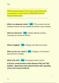 TDCJ TRAINING ACADEMY TEST 1 BLOCK 1 EXAM QUESTIONS AND ANSWERS &vert; LATEST UPDATED 2026&sol;2027 &lpar;VERIFIED ANSWERS&rpar; GRADED A&plus;&period;