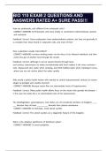 BIO 110 EXAM 2 QUESTIONS AND ANSWERS RATED A&plus; SURE PASS&excl;&excl;&excl;