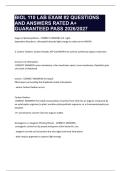 BIOL 110 LAB EXAM &num;2 QUESTIONS AND ANSWERS RATED A&plus; GUARANTEED PASS 2026&sol;2027