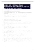 CCBC BIO 110 FINAL EXAM QUESTIONS AND ANSWERS RATED A&plus; GUARANTEED PASS&excl;&excl;&excl;