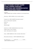 BIO 110 EXAM 2 STUDY GUIDE &lpar;CCBC&rpar; SPRING 2026&sol;2027 QUESTIONS AND ANSWERS RATED A&plus; GUARANTEED PASS&excl;&excl;&excl;