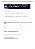 CCBC BIO 110 EXAM 2 QUESTIONS AND ANSWERS RATED A&plus; SURE PASS&excl;&excl;&excl;