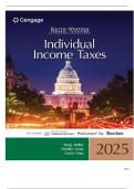 TEST BANK FOR South-Western Federal Taxation 2025&colon; Individual Income Taxes 48th Edition by James Young&comma; Annette Nellen&comma;Mark Persellin ISBN&colon;978-0357988954 COMPLETE GUIDE ALL CHAPTERS COVERED 100&percnt; VERIFIED A&plus; GRADE ASSURED&excl;&excl;&excl;&excl;NEW LATEST UPDATE&excl;&excl;&excl;&excl;&excl;