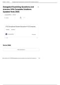 Delegated Examining Exam 2026 Practice Questions and Answers with Complete Solutions Updated