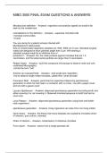 MIBO 3500 FINAL EXAM QUESTIONS & ANSWERS 
