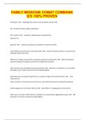 FAMILY MEDICINE COMAT COMBANK Q'S 100&percnt; PROVEN