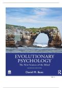 TEST BANK FOR Evolutionary Psychology&colon; The New Science of the Mind 7th Edition by David M&period; Buss ISBN&colon; 978-1032137919 COMPLETE GUIDE ALL CHAPTERS COVERED A&plus; GRADE ASSURED&excl;&excl;&excl;&excl;&excl;&excl; NEW LATEST UPDATE &excl;&excl;&excl;&excl;&excl;&excl;