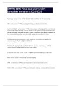 SWRK 1000 Final questions with complete solutions 2025&sol;2026