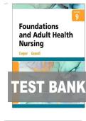 TEST BANK FOR Foundations and Adult Health Nursing 9th Edition by Kim Cooper&comma; Kelly Gosnel ISBN&colon; 978-0323812054 COMPLETE GUIDE ALL CHAPTERS COVERED WITH RATIONALES 100&percnt; VERIFIED A&plus; GRADE ASSURED&excl;&excl;&excl;&excl;&excl;NEW LATEST UPDATE&excl;&excl;&excl;&excl;&excl;