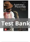 TEST BANK FOR Anatomy & Physiology&colon; The Unity of Form and Function&comma; 10th edition by Kenneth Saladin ISBN&colon; 978-1266145315 COMPLETE GUIDE ALL CHAPTERS COVERED 100&percnt; VERIFIED A&plus; GRADE ASSURED&excl;&excl;&excl;&excl;&excl;NEW LATEST UPDATE&excl;&excl;&excl;&excl;&excl;