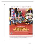 TEST BANK FOR Essentials of Sociology&colon; A Down to Earth Approach 14th Edition by James M&period; Henslin ISBN&colon; 978-0137873739 COMPLETE GUIDE ALL CHAPTERS COVERED 100&percnt; VERIFIED A&plus; GRADE ASSURED&excl;&excl;&excl;&excl;&excl;NEW LATEST UPDATE&excl;&excl;&excl;&excl;