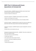 NRP-Part 2 &lpar;Advanced&rpar; Exam Questions & Answers
