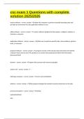 csc exam 1 Questions with complete solution 2025&sol;2026