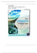 TEST BANK FOR Hill's Chemistry for Changing Times 15th Edition by John Hill&comma; Terry McCreary&comma; Marilyn Duerst ISBN&colon; 978-0134878102 COMPLETE GUIDE ALL CHAPTERS COVERED 100&percnt; VERIFIED A&plus; GRADE ASSURED&excl;&excl;&excl;&excl;&excl;NEW LATEST UPDATE&excl;&excl;&excl;&excl;&excl;