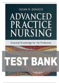 TEST BANK FOR Advanced Practice Nursing&colon; Essential Knowledge for the Profession 5th Edition by Susan M&period; DeNisco ISBN&colon; 978-1284264661 COMPLETE GUIDE ALL CHAPTERS COVERED 100&percnt; VERIFIED A&plus; GRADE ASSURED&excl;&excl;&excl;&excl;NEW LATEST UPDATE&excl;&excl;&excl;&excl;&excl;