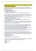 NURS 6015 EVALUATION EXAM ACTUAL QUESTIONS AND SOLUTIONS GRADED A&plus;