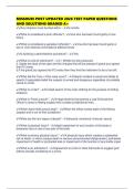 MISSOURI POST UPDATED 2026 TEST PAPER QUESTIONS AND SOLUTIONS GRADED A&plus;