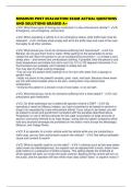MISSOURI POST EVALUATION EXAM ACTUAL QUESTIONS AND SOLUTIONS GRADED A&plus;