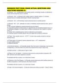 MISSOURI POST FINAL EXAM ACTUAL QUESTIONS AND SOLUTIONS GRADED A&plus;